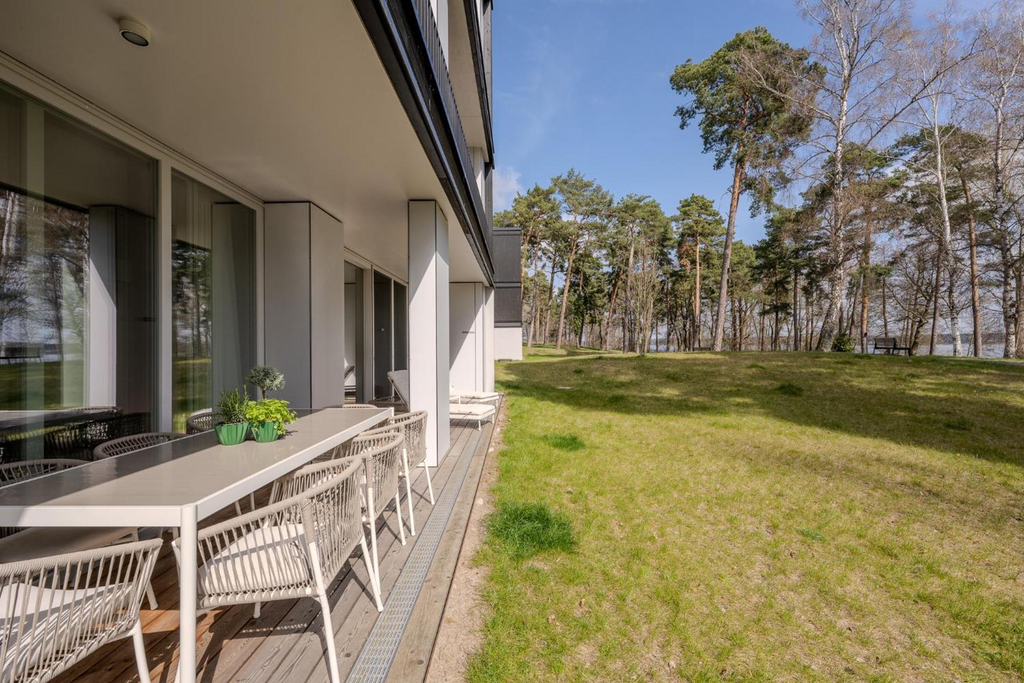 Marina Maisonette Seeblick Mit Pool Und Sauna Bad Saarow Exteriör bild