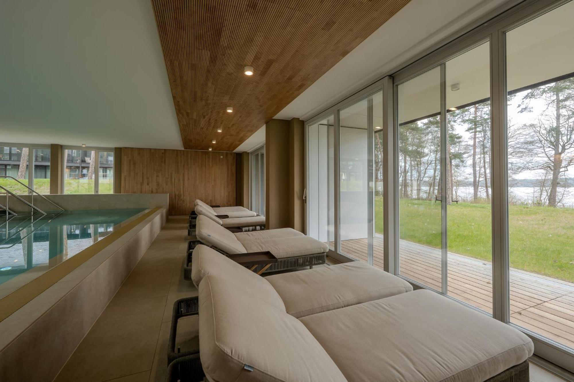 Marina Maisonette Seeblick Mit Pool Und Sauna Bad Saarow Exteriör bild