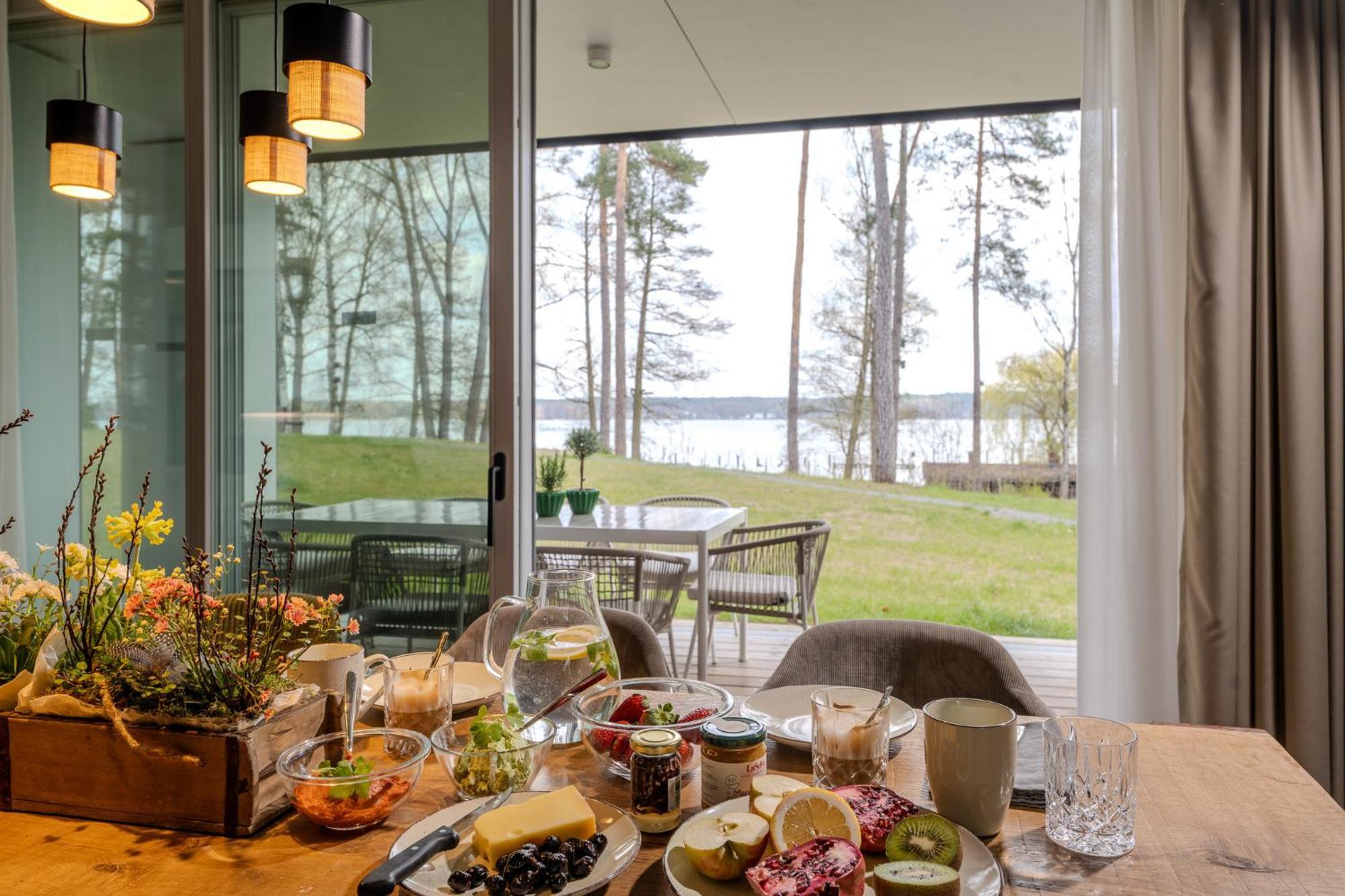 Marina Maisonette Seeblick Mit Pool Und Sauna Bad Saarow Exteriör bild