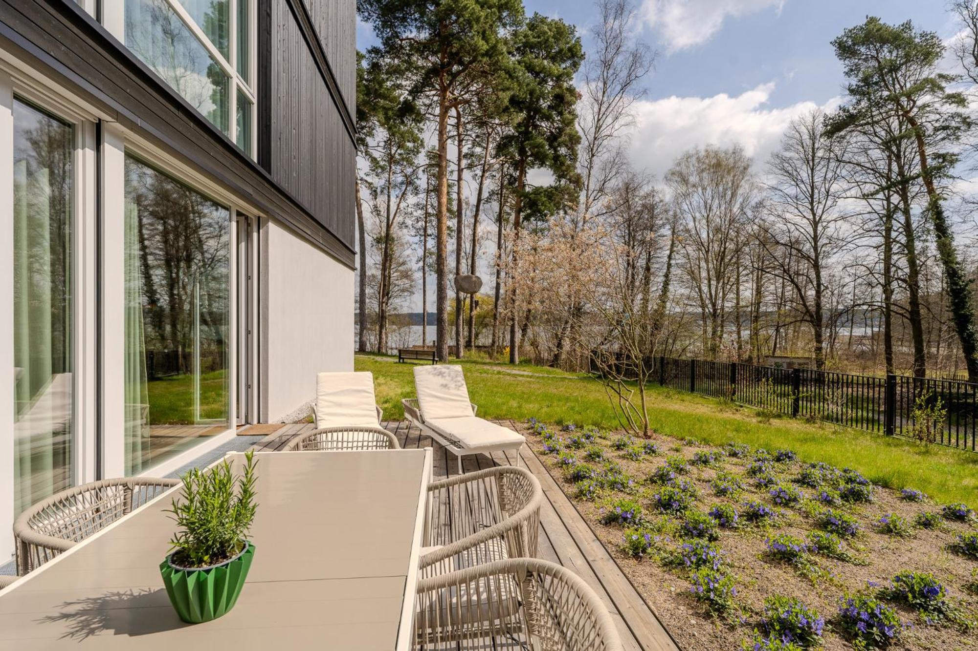 Marina Maisonette Seeblick Mit Pool Und Sauna Bad Saarow Exteriör bild